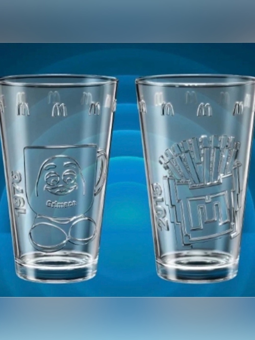 NEW Sealed McDonald's Grimace Glass 2024 Collection